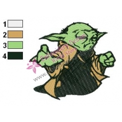 Star Wars Yoda Master 09 Embroidery Design
